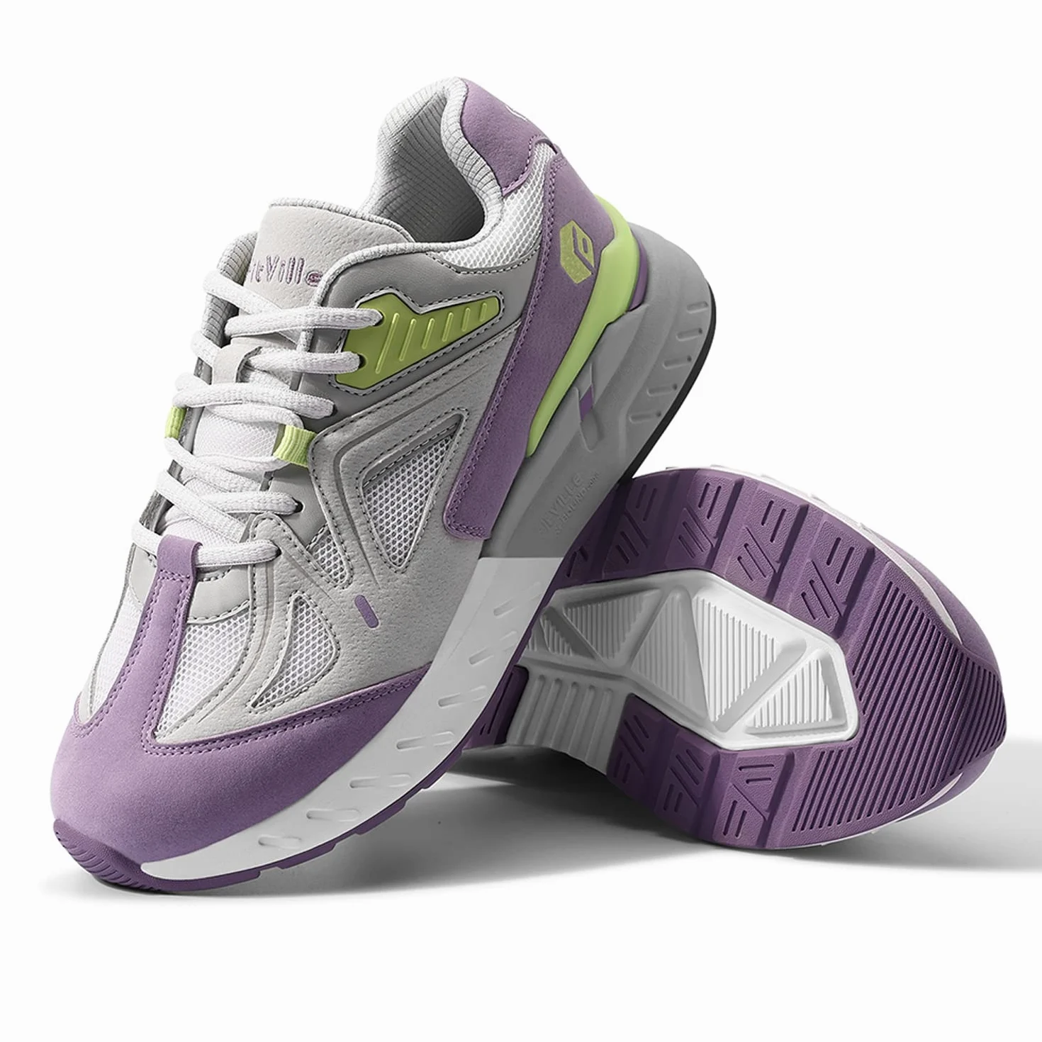 FitVille Basket Femme Légères Extra Large Chaussures de Running pour Pieds Plats Pied Gonflés Confortables Chaussures de Travail
