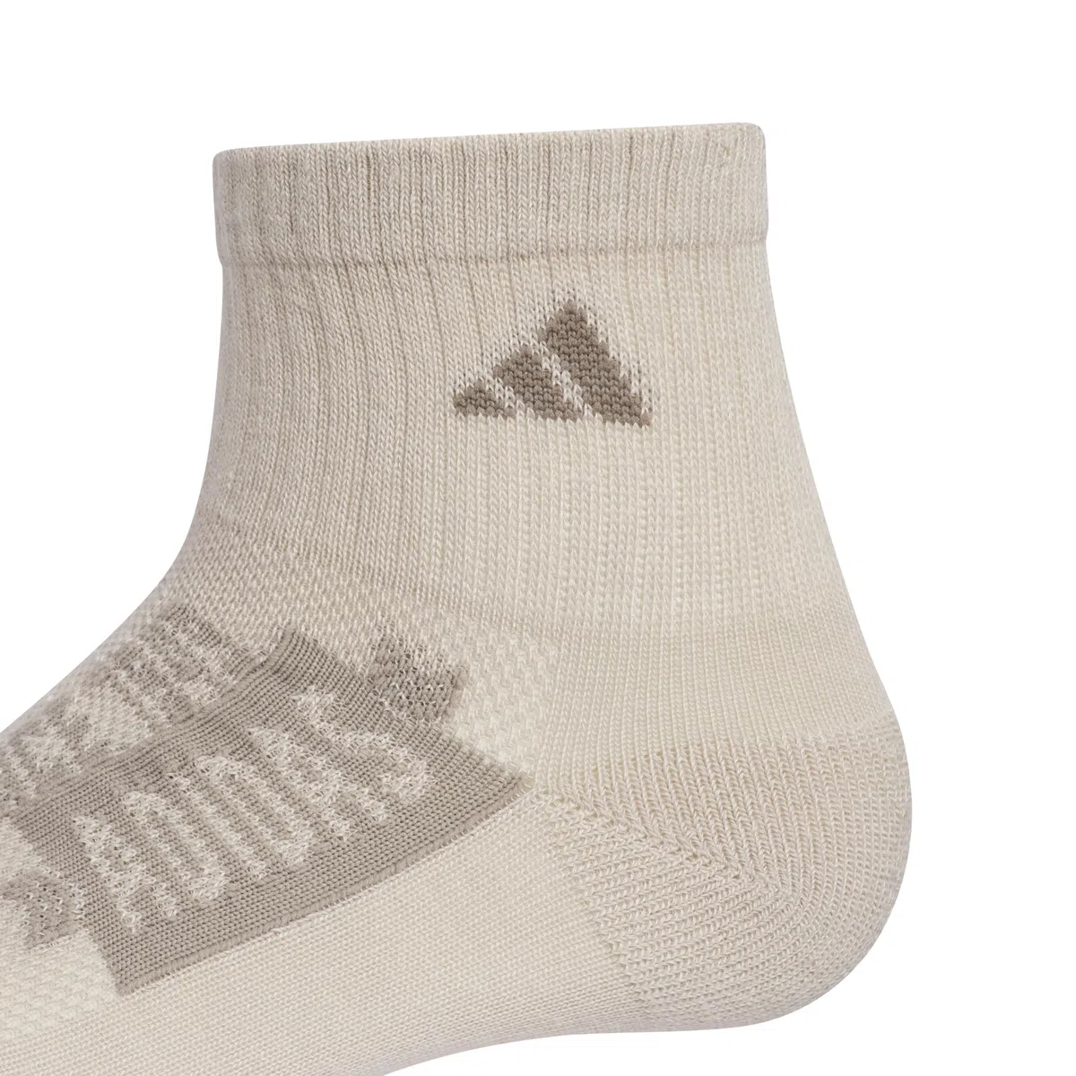 adidas Lot de 6 paires de socquettes unisexes pour enfants garçons et filles - Athlétique, rembourrées et confortables, beige merveille, blanc/marron terre strata, graphique, M (lot de 6)
