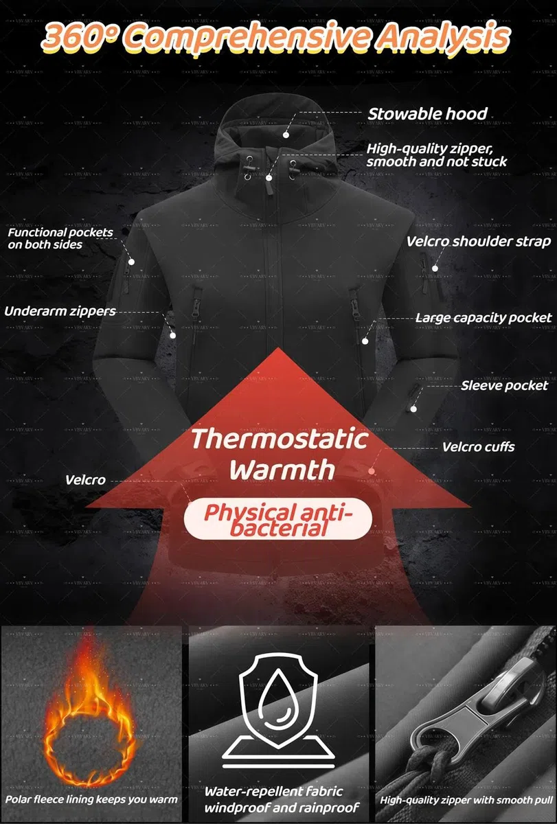 Hommes Tactique Uniformes Militaire Étanche Armée Combat Costume Ensembles Camouflage Softshell Veste Pantalon Chasse Vêtements