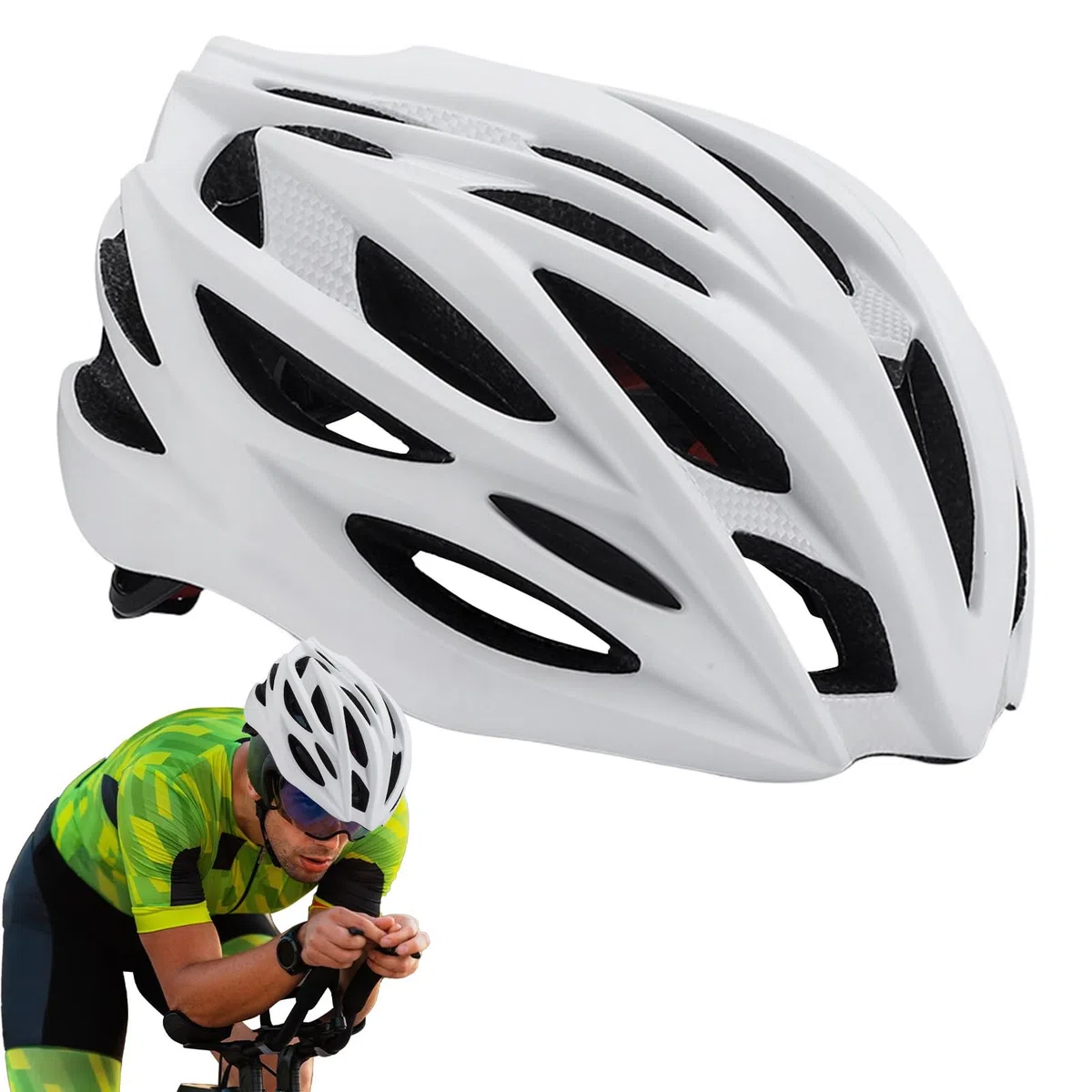 Chapeau de sécurité pour vélo - Chapeau de sécurité confortable et léger - Accessoire de cyclisme pour l'extérieur, les voyages, la randonnée