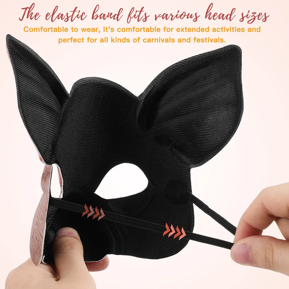 Masque de Cochon Halloween 1 Pièce Demi-masque Animal Effrayant pour Fête Costumée et Bal Masqué, Accessoire Cosplay Réaliste Unisexe pour Soirée Déguisement et Photo