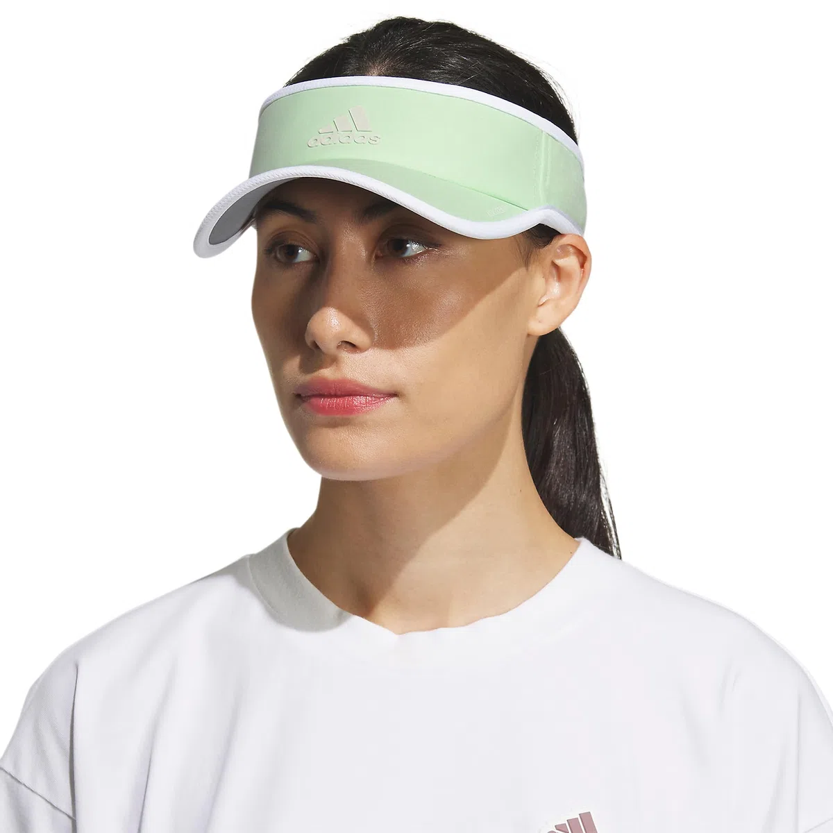 adidas Superlite 2 Athletic Sport Performance Visière réglable pour femme, semi-vert étincelle/blanc, taille unique, Semi vert étincelle/blanc