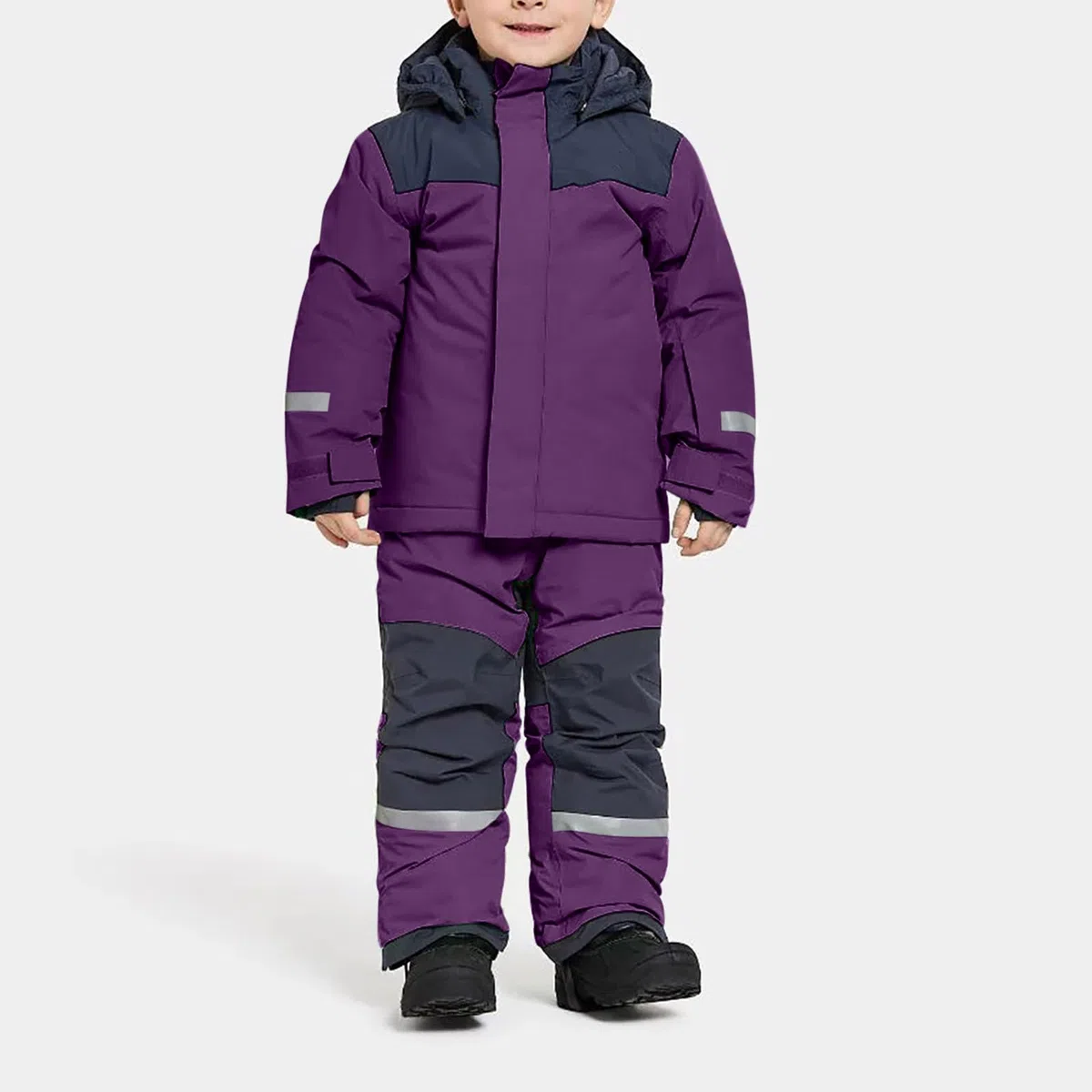 Combinaison de Ski Enfant à Capuche Chaud Garçon Combinaisons de Neige Imperméables et Coupe-Vent Vêtements de Ski pour Garçon Tenue de Ski Imperméable à la Neige Vetement Ski Pas Cher