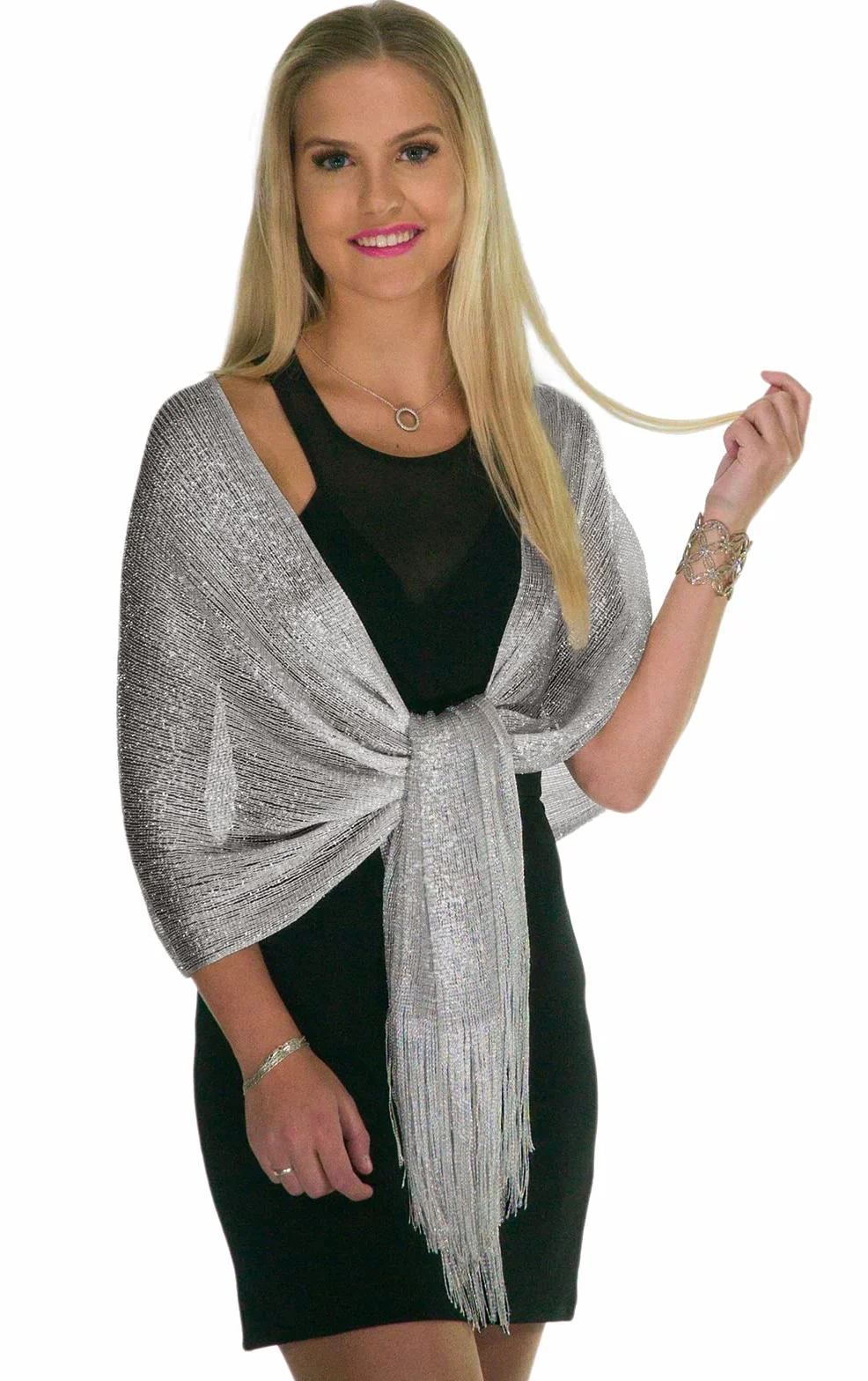 ShineGlitz Châles et écharpes pour robes de soirée, châles et écharpes pour femmes, châles habillés et écharpes pour tenue de soirée