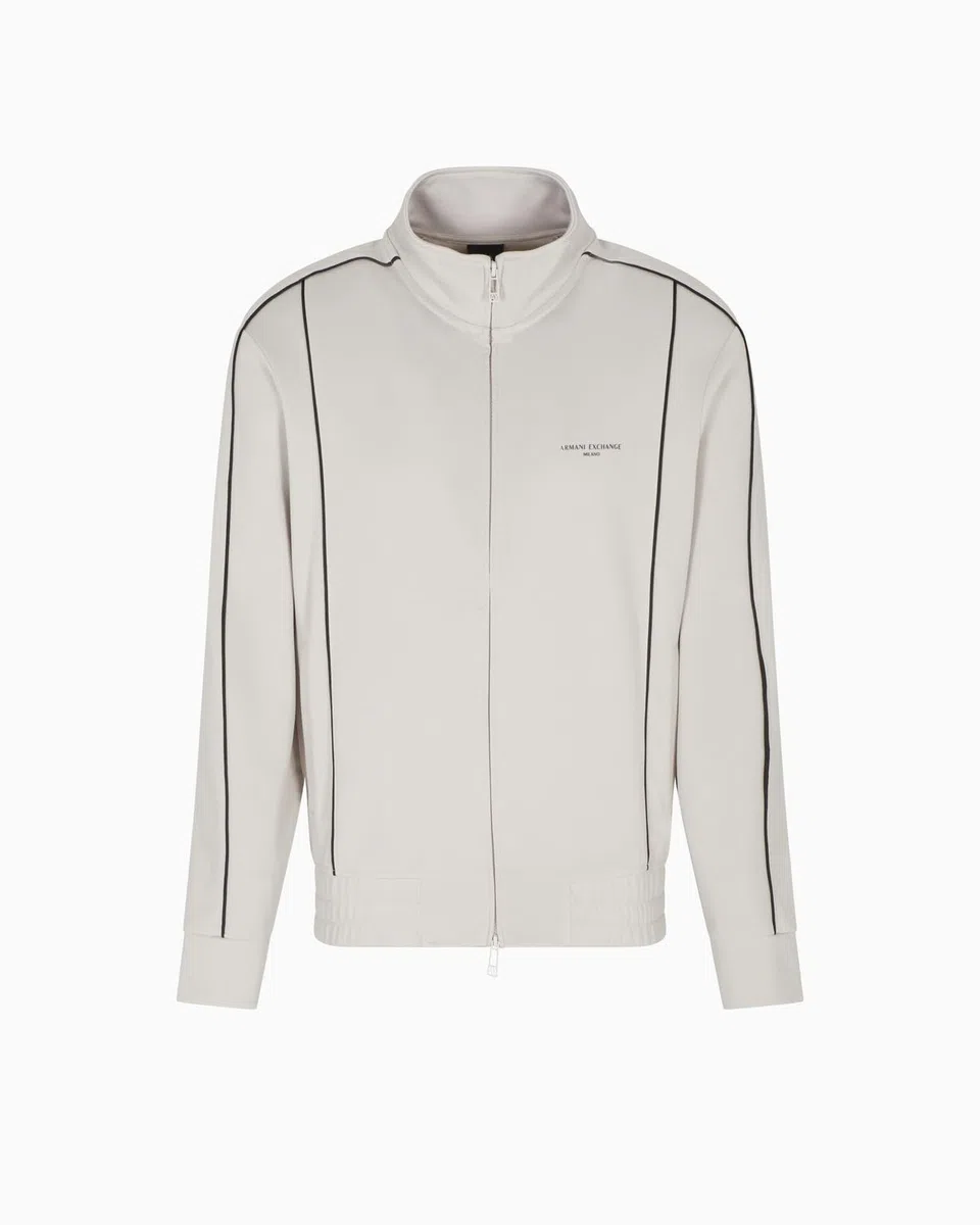 Armani Exchange Long Sleeve Side Logo Zip Closure Maillot de survêtement Homme