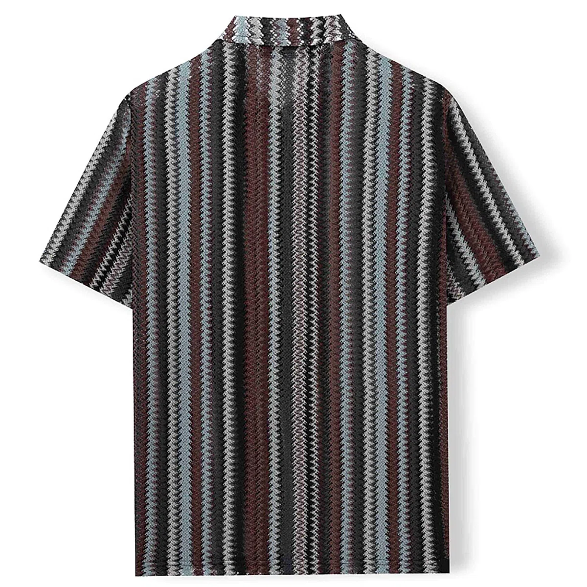WINWUQB Chemise à manches courtes boutonnée pour homme - Chemise de plage décontractée et légère - Style hawaïen - Hauts d'été