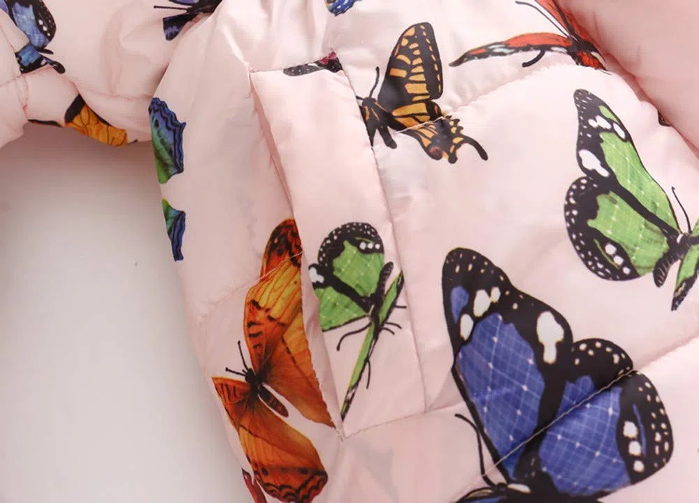 Veste fille : vestes enfants fermeture éclair avec fourrure synthétique vestes pour enfants manteau épais chaud coupe-vent hiver doudoune chaude veste matelassée mignonne bébé enfants filles