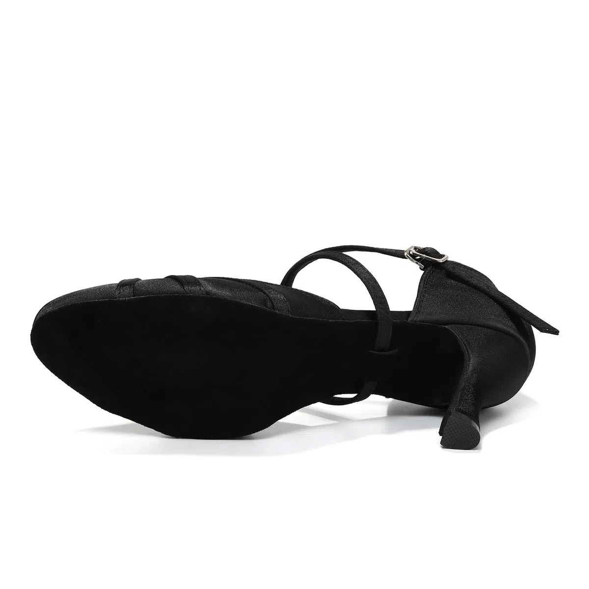 Chaussures de Danse Latine Femme à Bout Fermé Chaussures de Sanse de Salon Salsa Tango Bachata à Talons Hauts