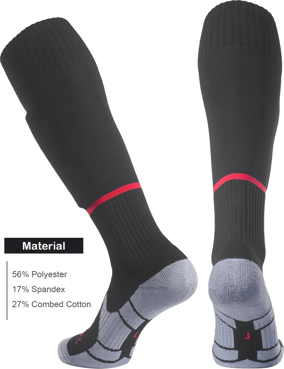 APTESOL Chaussettes de football montantes pour jeunes – Chaussettes de sport d'équipe pour homme et femme – Chaussettes de compression athlétiques en coton pour homme et femme (5 paires, multicolore,