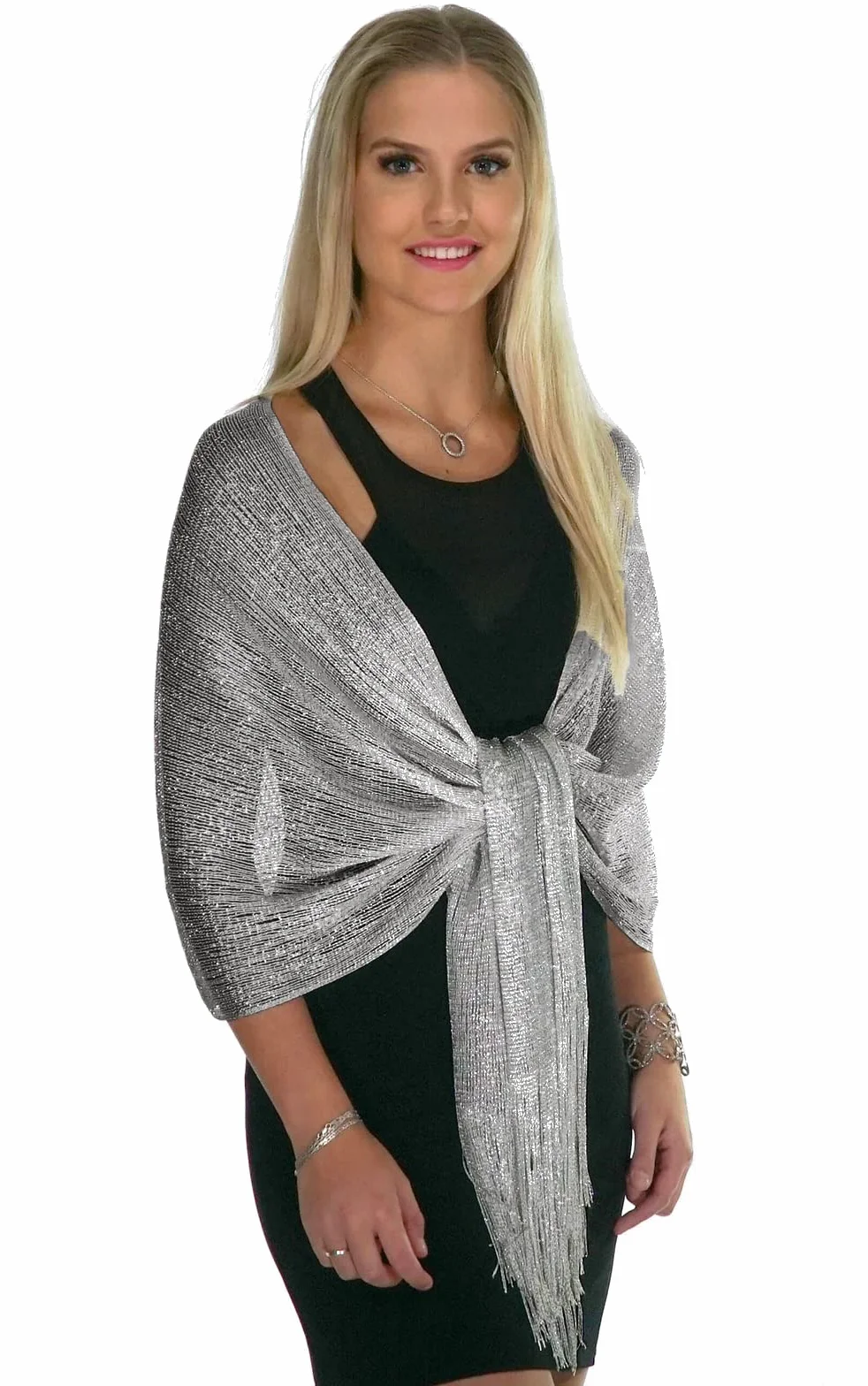 ShineGlitz Châles et écharpes pour robes de soirée, châles et écharpes pour femmes, châles habillés et écharpes pour tenue de soirée