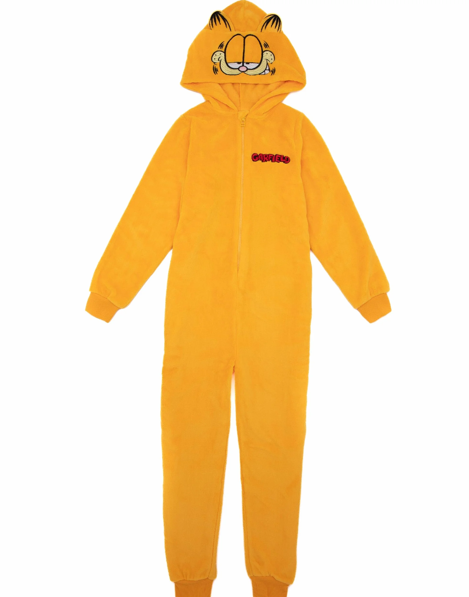 Garfield Unisex Enfants Orange Vêtements de Nuit Onesie | Plongez dans des Aventures ludiques avec ce Costume Original | Parfait pour des Nuits Amusantes et Confortables | Pyjama Tout-en-Un