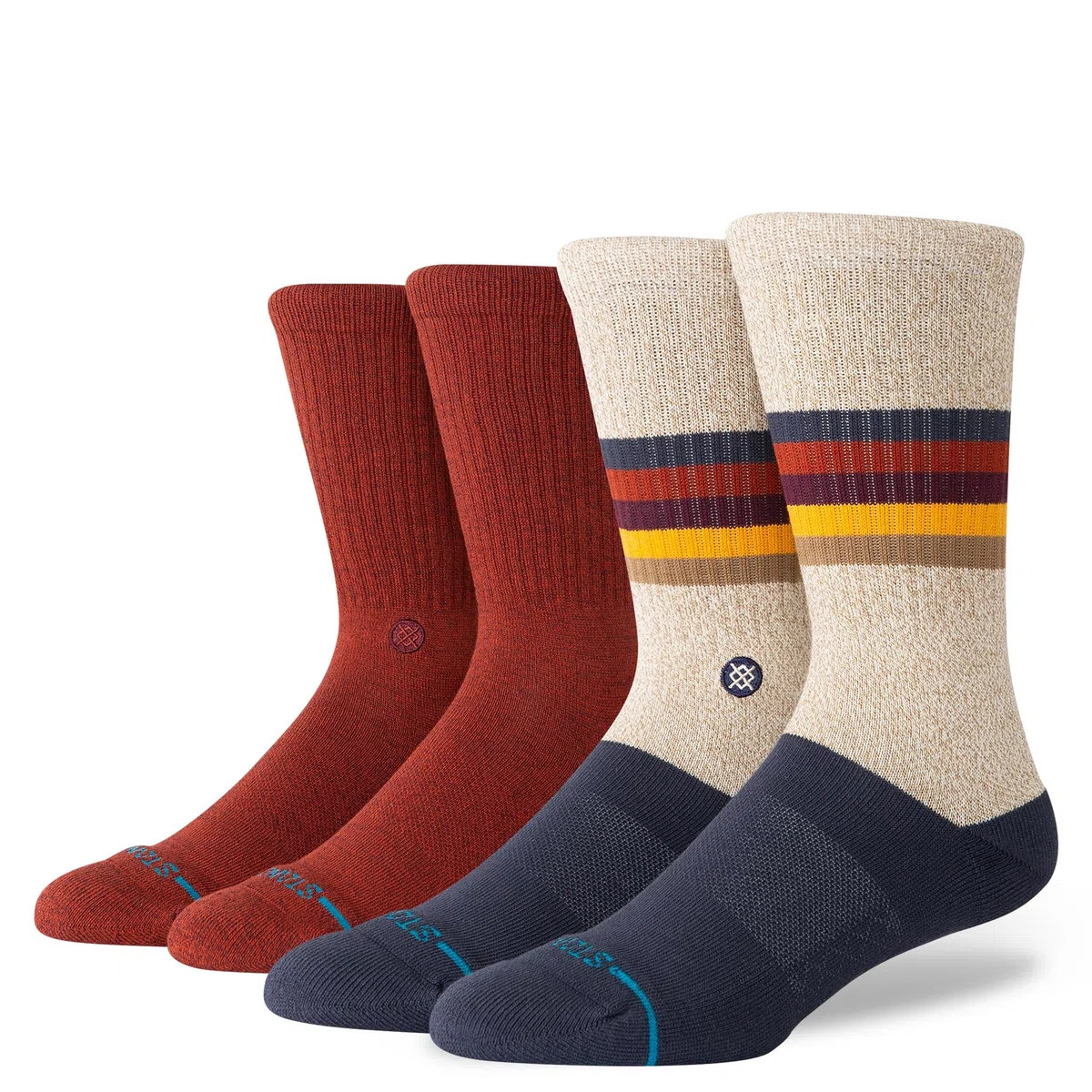 Stance Chaussettes Crew - Collection Wade - Lot de 2