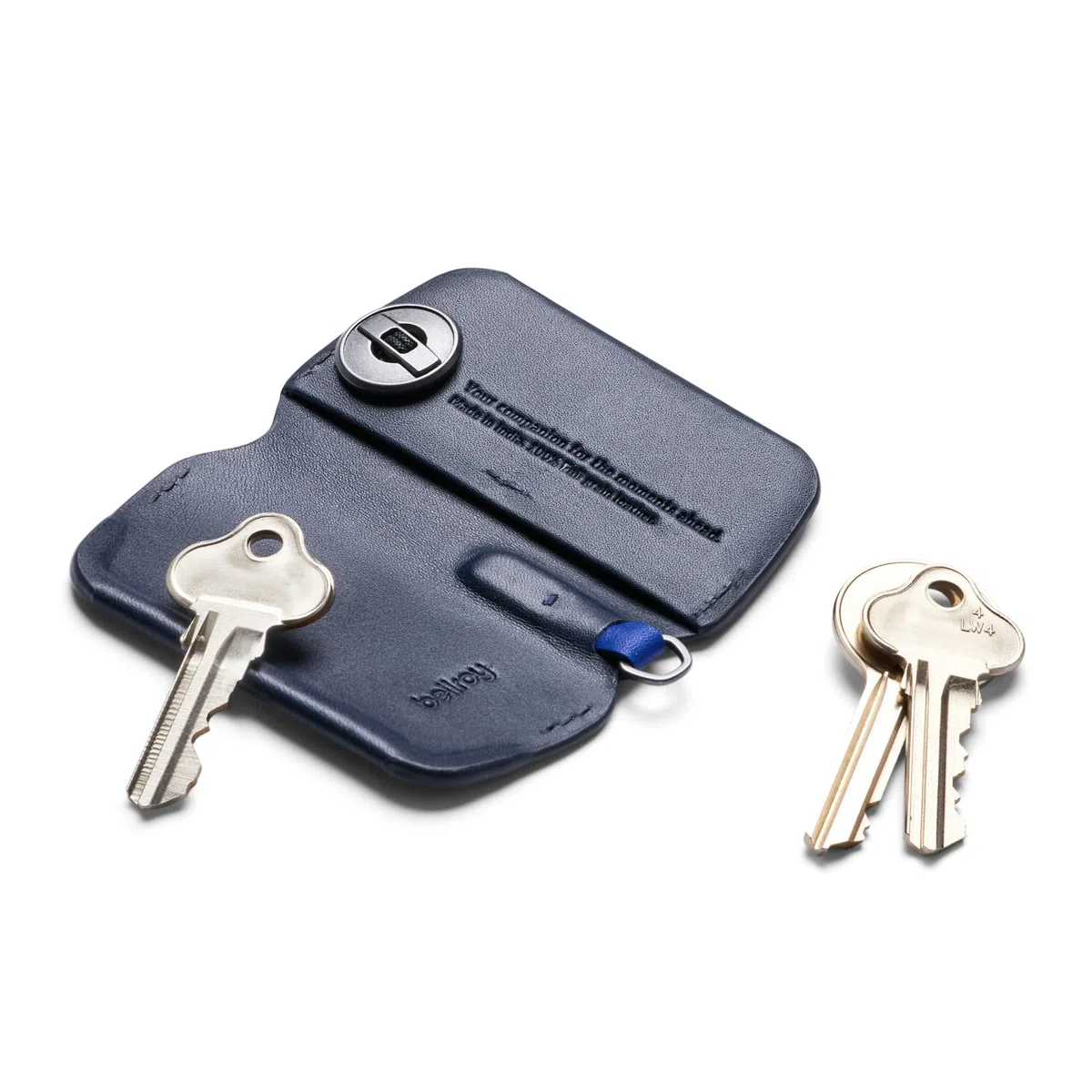 Bellroy Key Cover – Troisième édition (Porte-clés en Cuir, 2 à 4 clés) - Navy