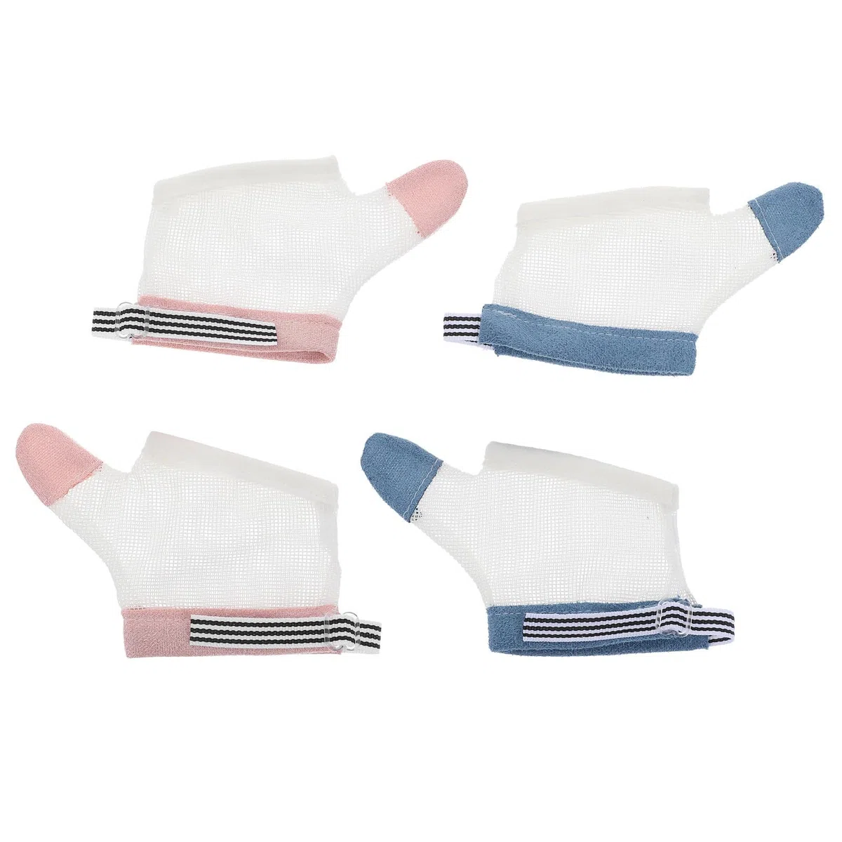 2 Paires Protège-pouce pour Bébé Anti-succion, Moufles