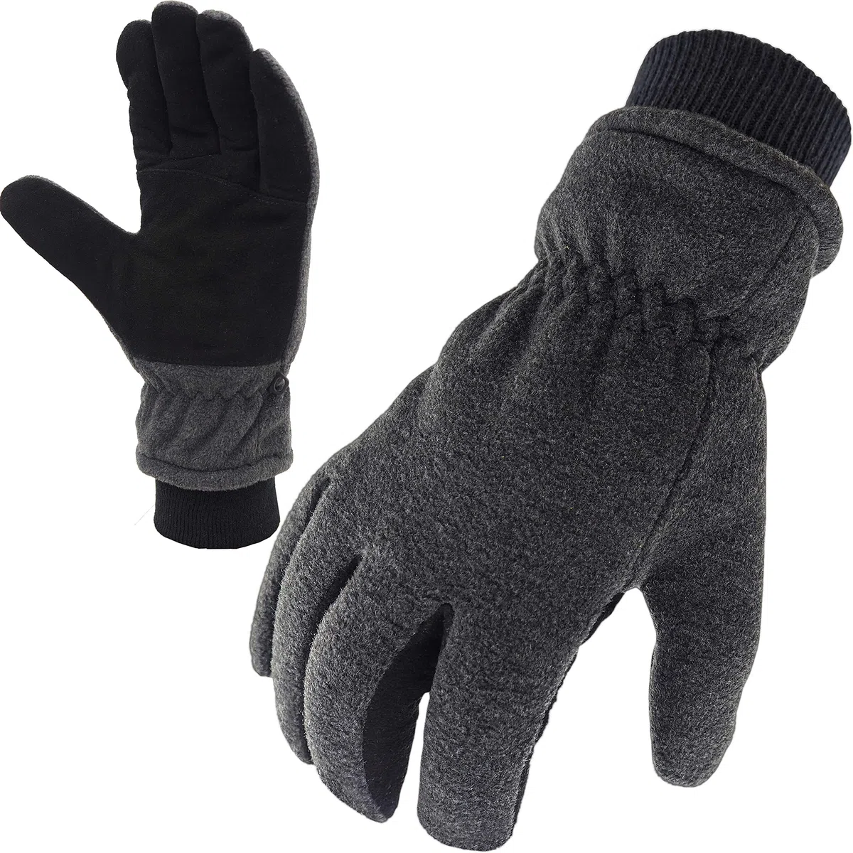 SKYDEER Gants d'hiver en daim doux et polaire thermique et isolation Thinsulate 3M (SD8661T)