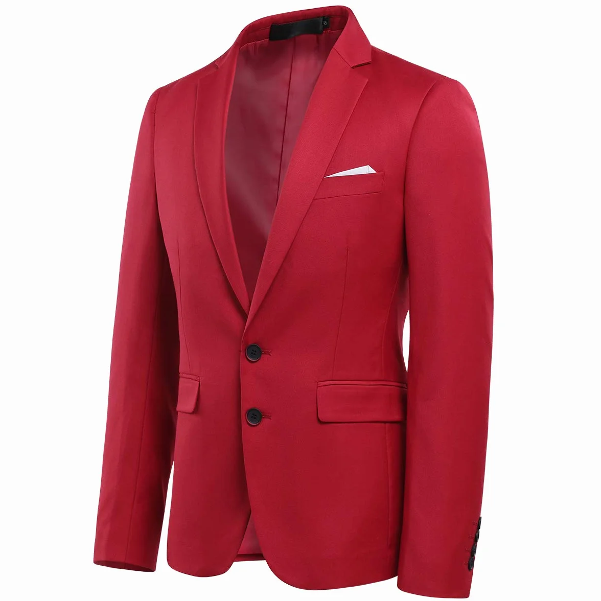 Allthemen Costume Homme Formel Elegant Men's Suits 2 Pieces Blazer Pantalon | Slim Fit Smoking,Couleur Unie,4 Boutons,Sac De Poitrine Réel,Sans Repassage,Mariage Parti Soiree,Classique,Manches Longues