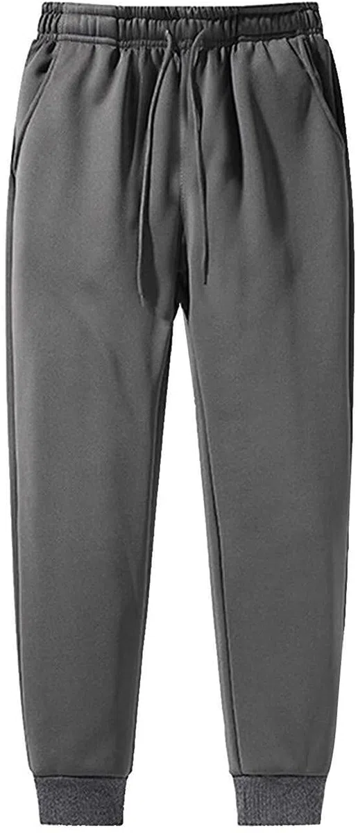 Pantalon De Jogging Doublé Polaire Sherpa, Pantalon De Jogging d'hiver for Homme, Pantalon De Survêtement avec 2 Poches Et Élastique for Le Sport, Les Loisirs