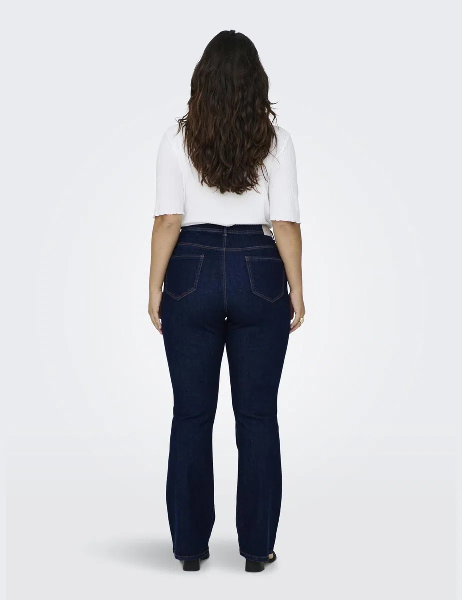 ONLY Carmakoma Carsally Hw Flared Jeans DNM Bj370 Noos - Jeans - Jeans - Femme