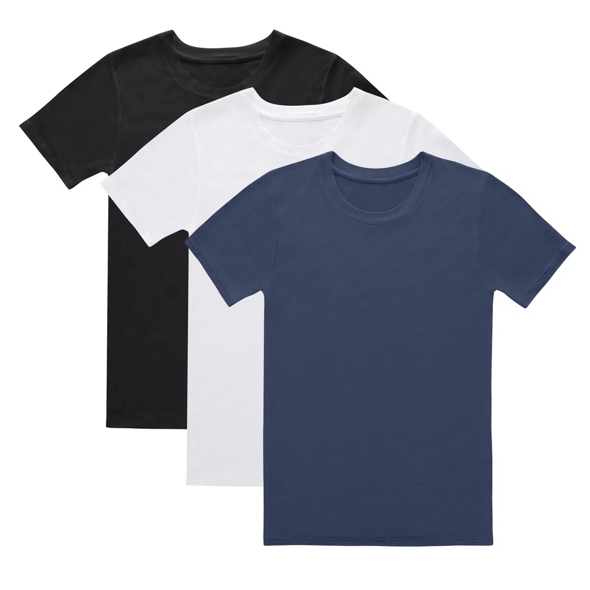 Hanes Originals Lot de 3 t-Shirts Super Doux pour garçon, évacuation de l'humidité