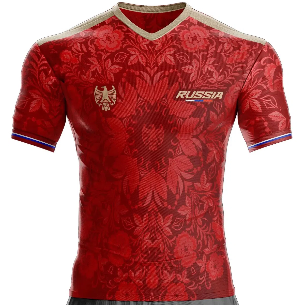 Maillot Russie Football RS-77 Drapeau Russe