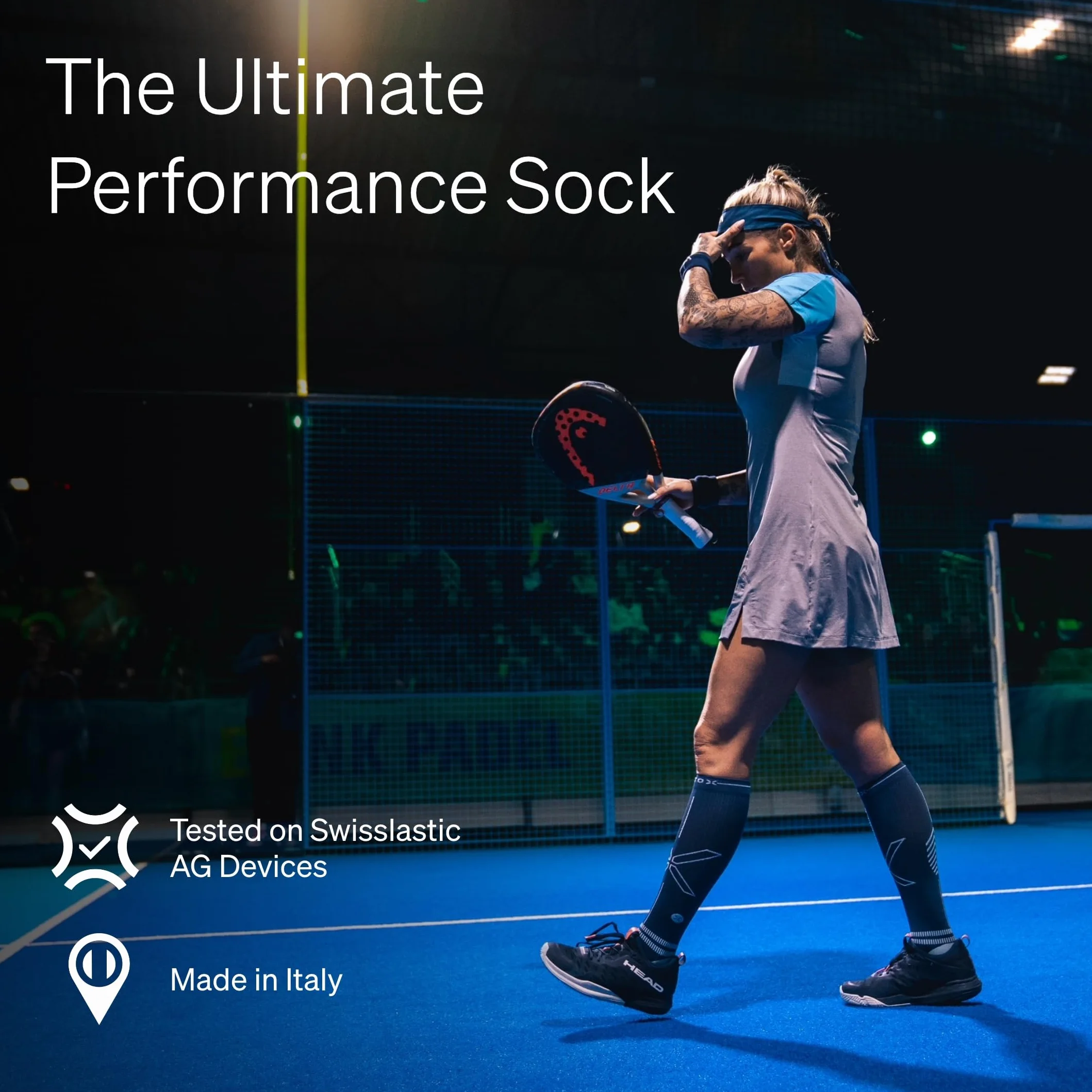 STOX Energy Socks Chaussettes de Contention Sport Femme | Chausette Femmes, Bas de Contention, Chaussettes Entraînement, Compression Socks, Anti Ampoule, Sans Couture