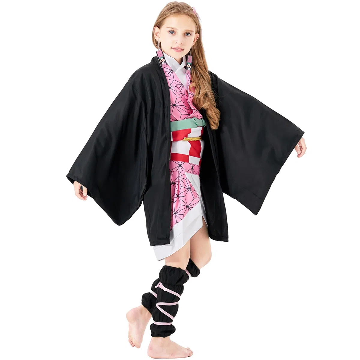 Déguisement Anime Cosplay Costume Deguisement Cosplay Fille Femme Manga Kimono avec Perruque pour Enfant adulte pour Halloween Carnaval
