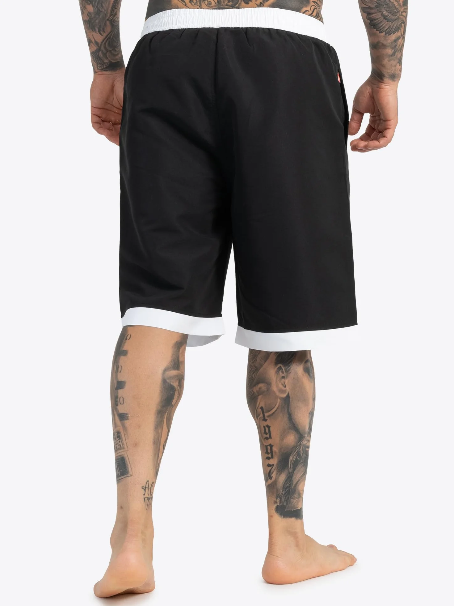 Lonsdale London Clennel Homme Short de Bain Bleu 100% Polyester Regular/Coupe Standard