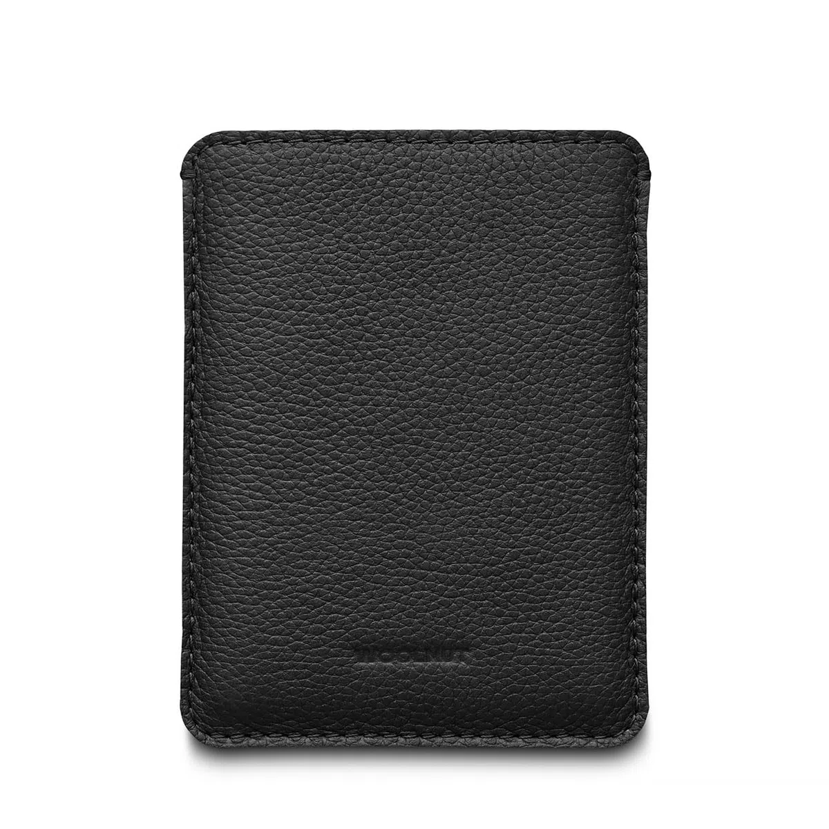 Woolnut Housse en Cuir Pleine Fleur pour Passeport - Noir