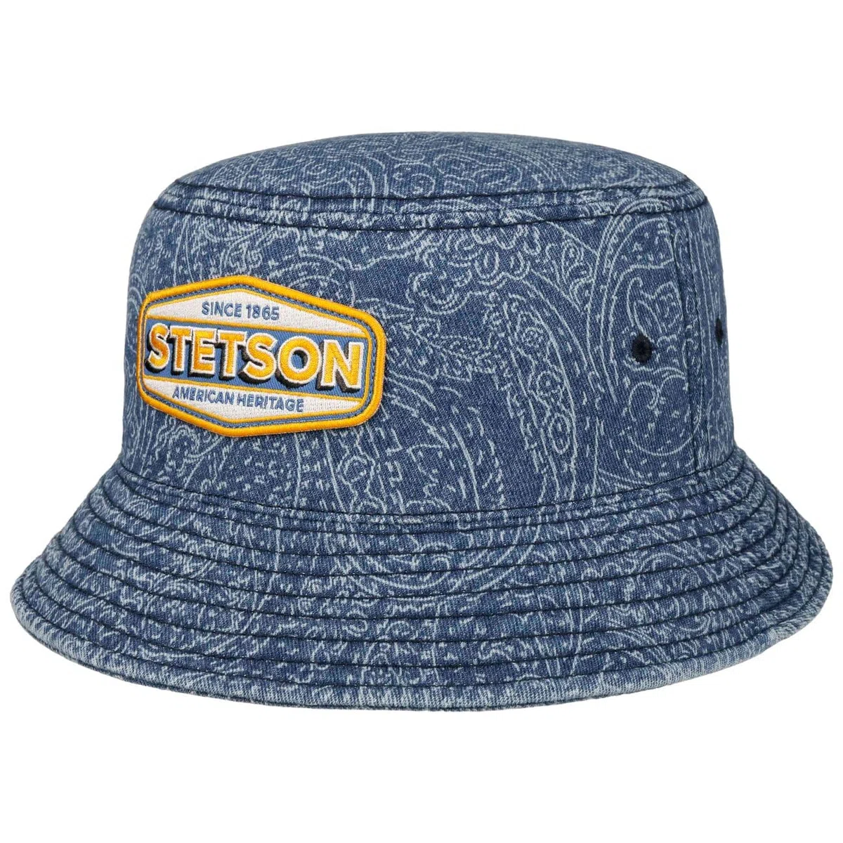 Stetson Paisley Logo Bob Pliable Unisexe Printemps Ete