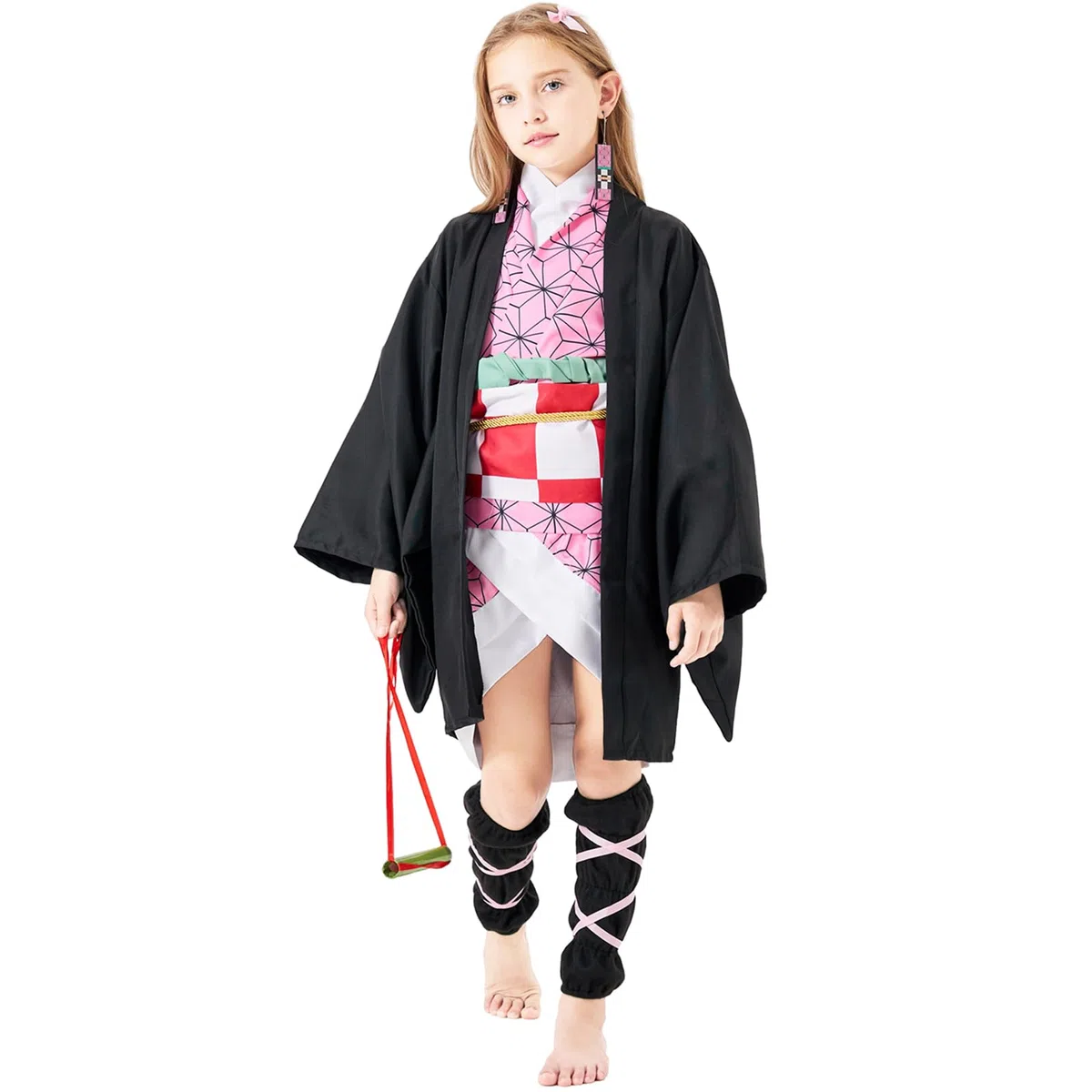 Déguisement Anime Cosplay Costume Deguisement Cosplay Fille Femme Manga Kimono avec Perruque pour Enfant adulte pour Halloween Carnaval