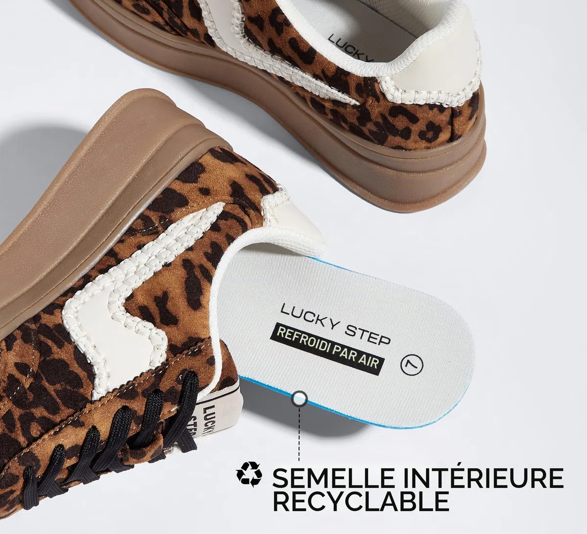 LUCKY STEP Baskets Femme à Plateforme – Sneakers Chunky de Mode, Chaussures Casual à Lacets, Confortables pour Marcher et au Quotidien