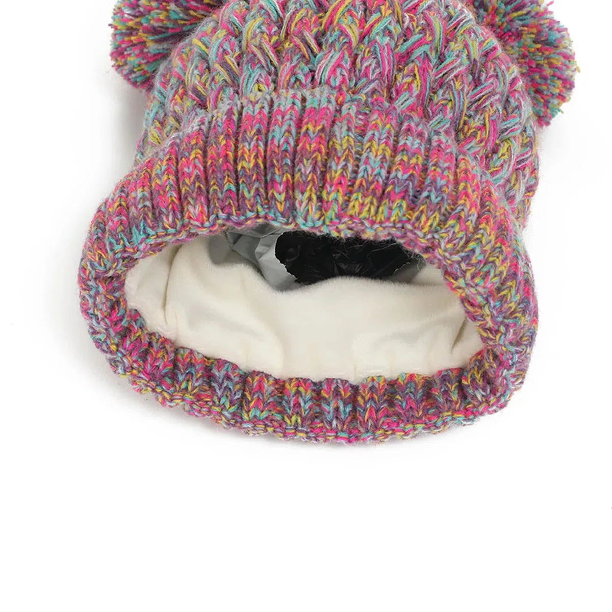 Zonto Bonnet Enfant Hiver Tricoté Chapeau d'hiver Gants Écharpe Set Laine Écharpe Chaude Épais Bonnet Tricoté Garçon Fille Bonnet