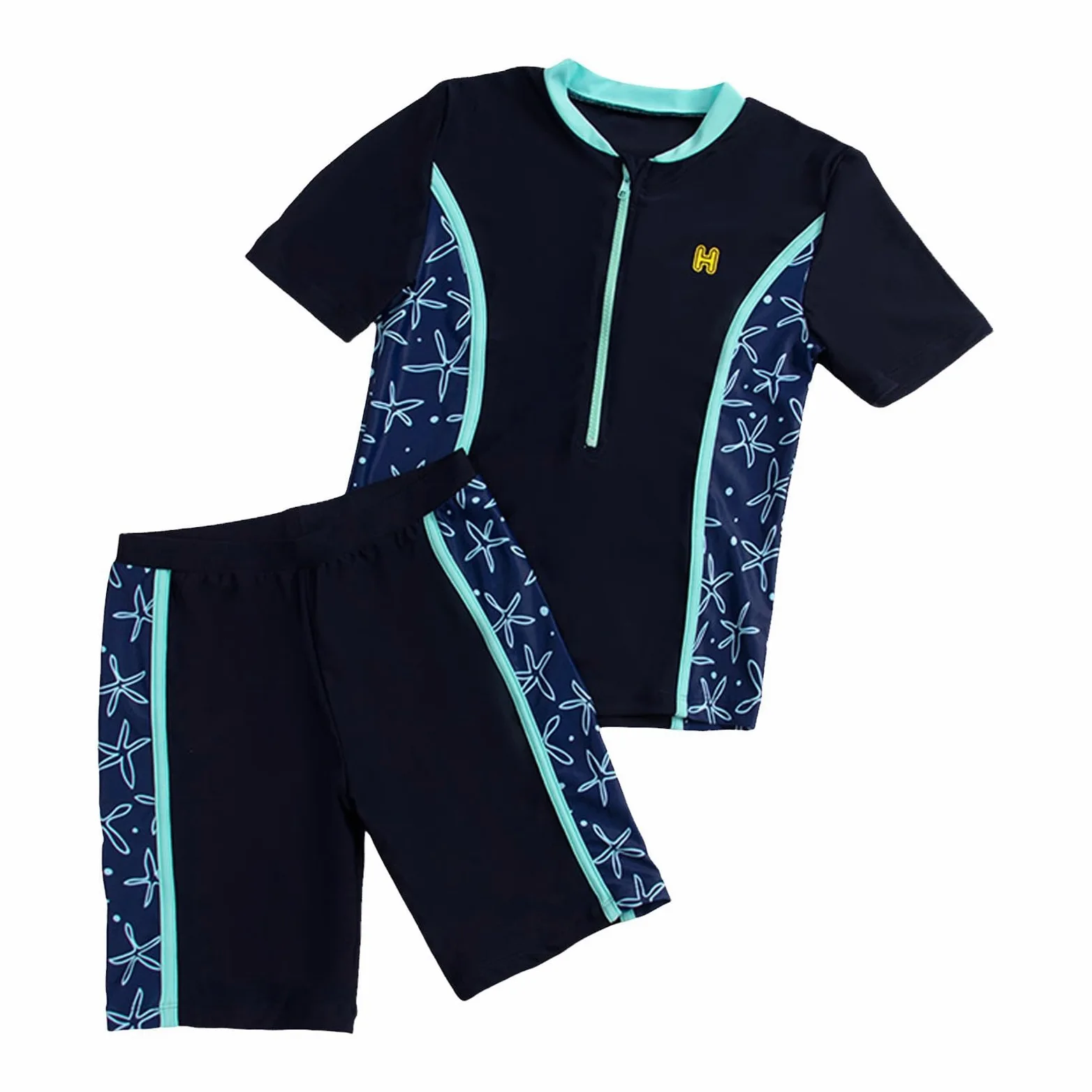 Maillot De Bain Une Pièce Mixte Bébé,Maillots De Bain avec Fermeture Éclair Une Pièce Manche Courte Maillots Maillot De Bain Tortues Garçon Maillot De Bain 1 Pieces 2 Pieces 3 Pieces