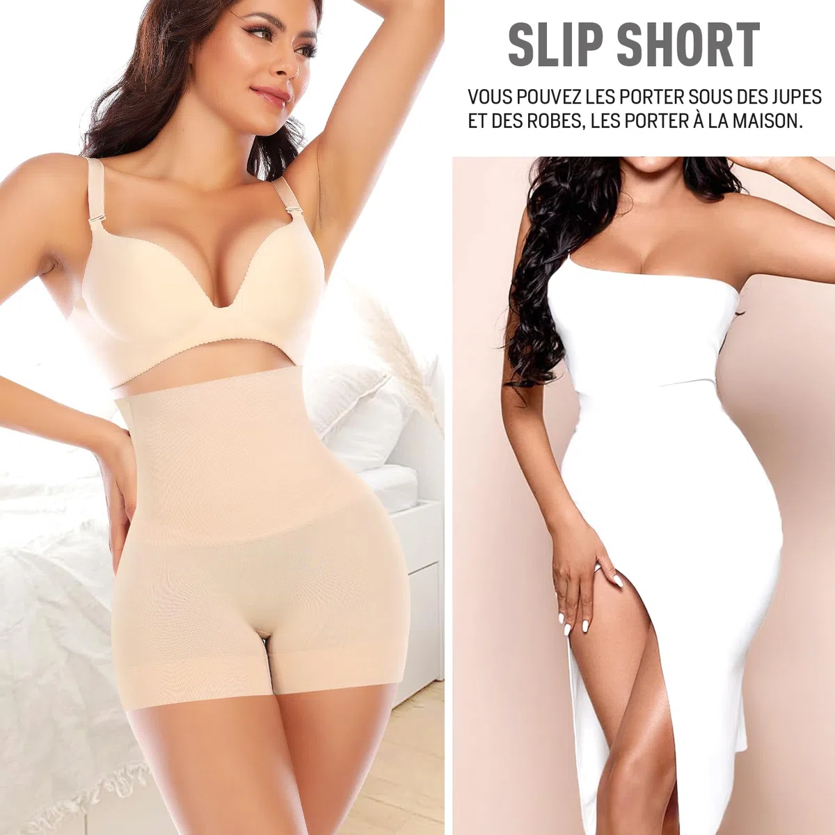 YARRCO Short Gainant Femme Ventre Plat Invisible 430-2XL NGNGNGNG 12345
