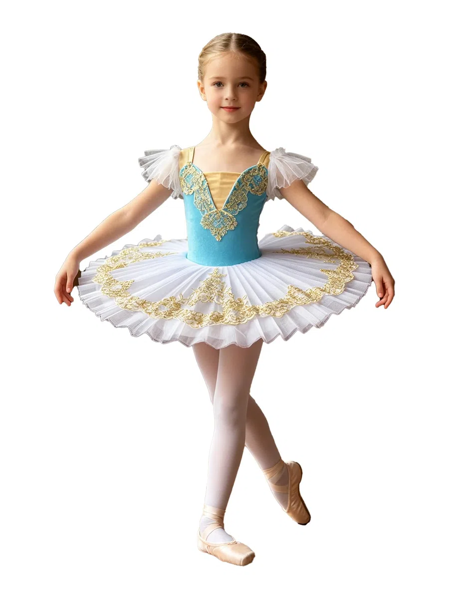 Fille Robe Ballet pour Enfants Vêtements De Danse De Ballerine pour Filles Tutu Ballet en Tulle Tutu Ballerine Robe Danse Filles