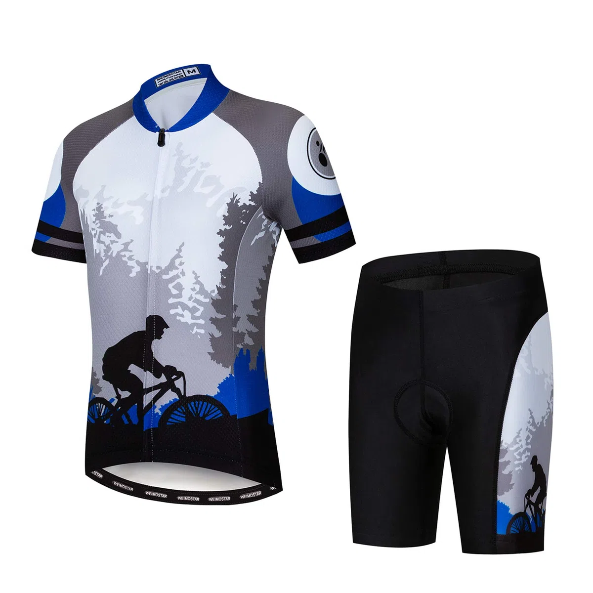 Ensemble de maillot de cyclisme pour enfants, t-shirt à manches courtes pour garçons et filles, hauts de dessin animé, séchage rapide, S-XXL