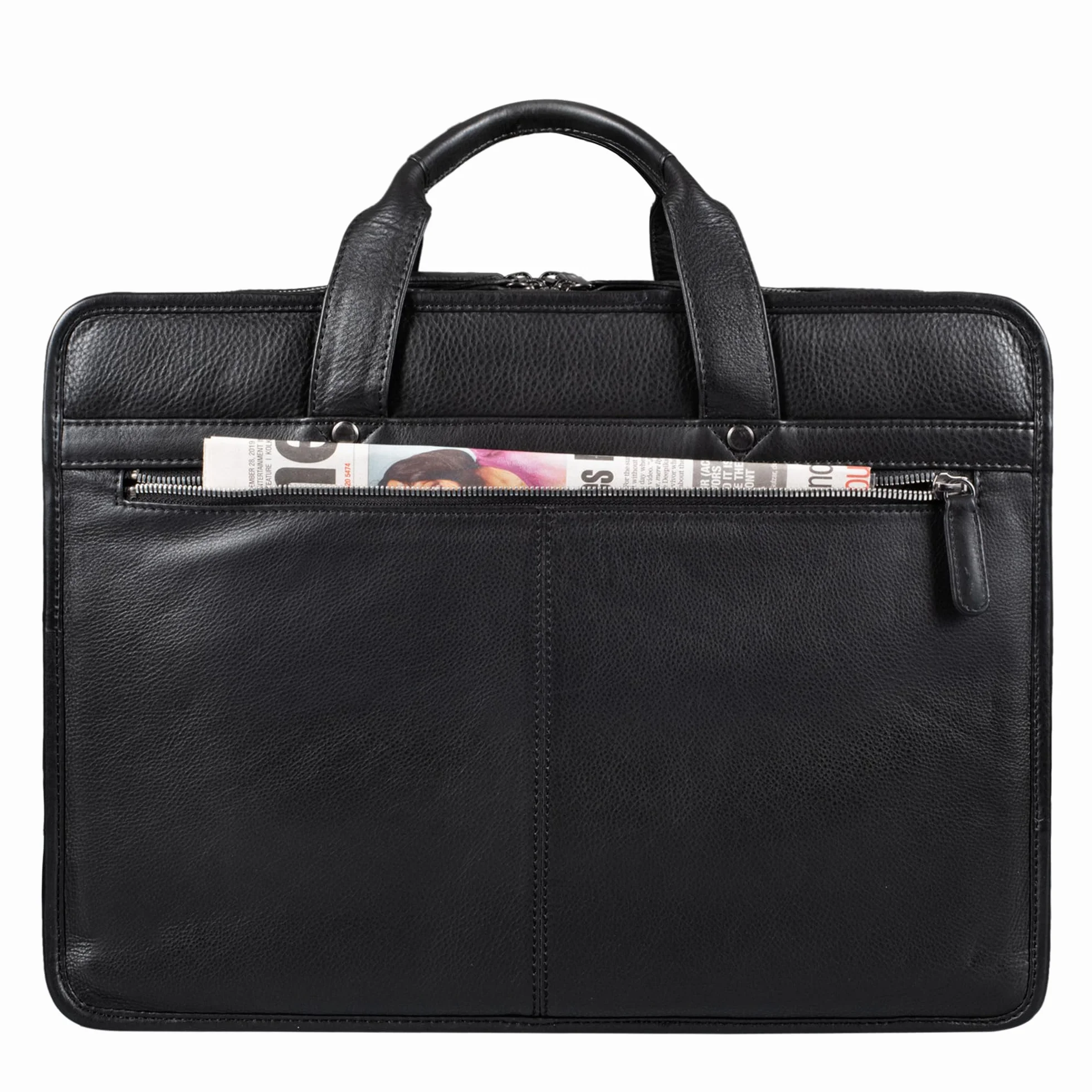 STILORD 'Yves' Serviette Cuir XL Homme pour Ordinateur 15.6 Grand Pouces Porte-Documents Sac à Bandoulière Sac de Professeur