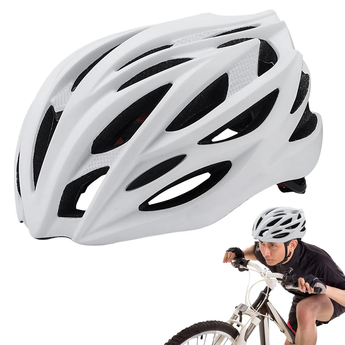 Chapeau de sécurité pour équitation – Chapeau de vélo urbain, respirant, confortable, léger, accessoires de cyclisme pour voyage, sports de plein air, navette, randonnée