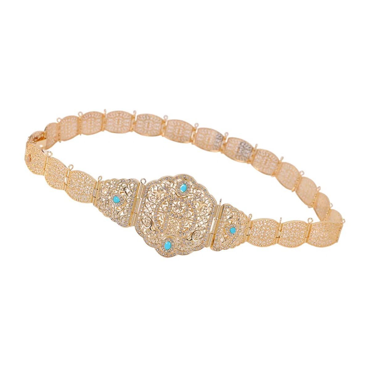Chaîne de corps pour femme - Décoration exotique pour le ventre - Bijoux de ventre pour mariages, fêtes