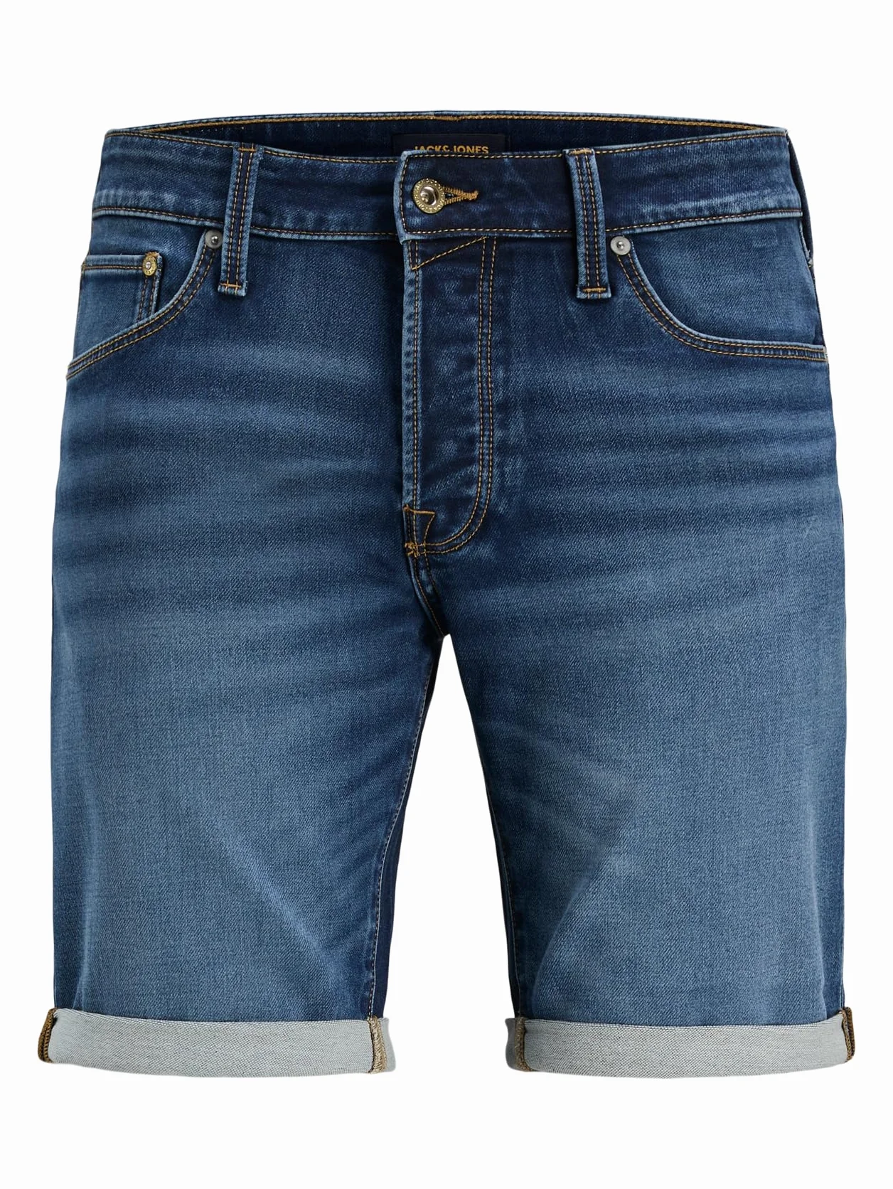 JACK & JONES Jjirick Jjicon I.k. Short MF 132 Sn Pls - Short en Jean - Casual - Homme