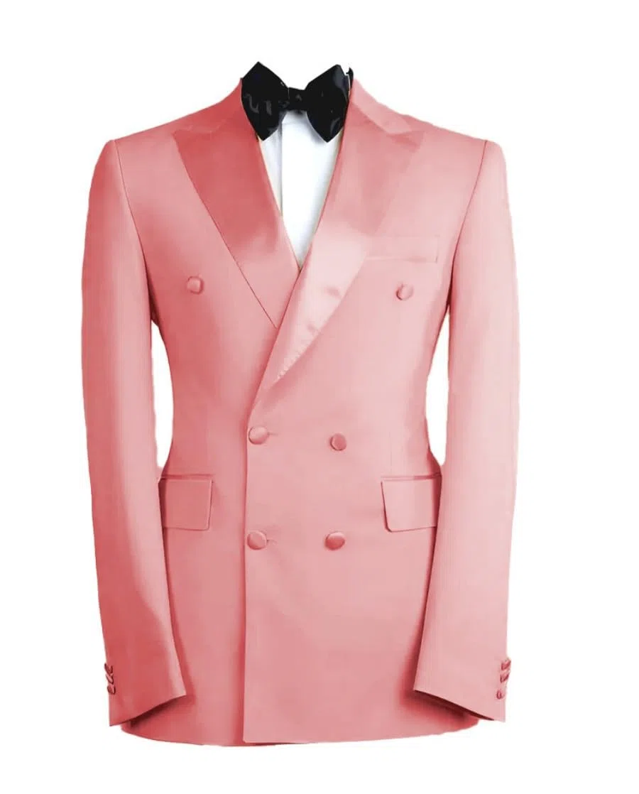 Blazer à boutons pour homme - Coupe ajustée - Veste de costume formelle - Classique - Robe de mariage - Blazers de smoking