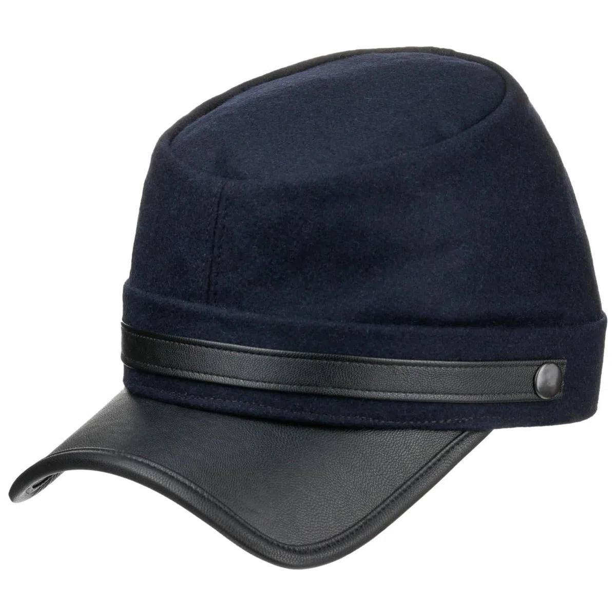 Lipodo Casquette Kepi Femme/Homme - Made in Italy Laine Army avec Visiere, Visiere Printemps-ete Printemps Ete Automne Hiver