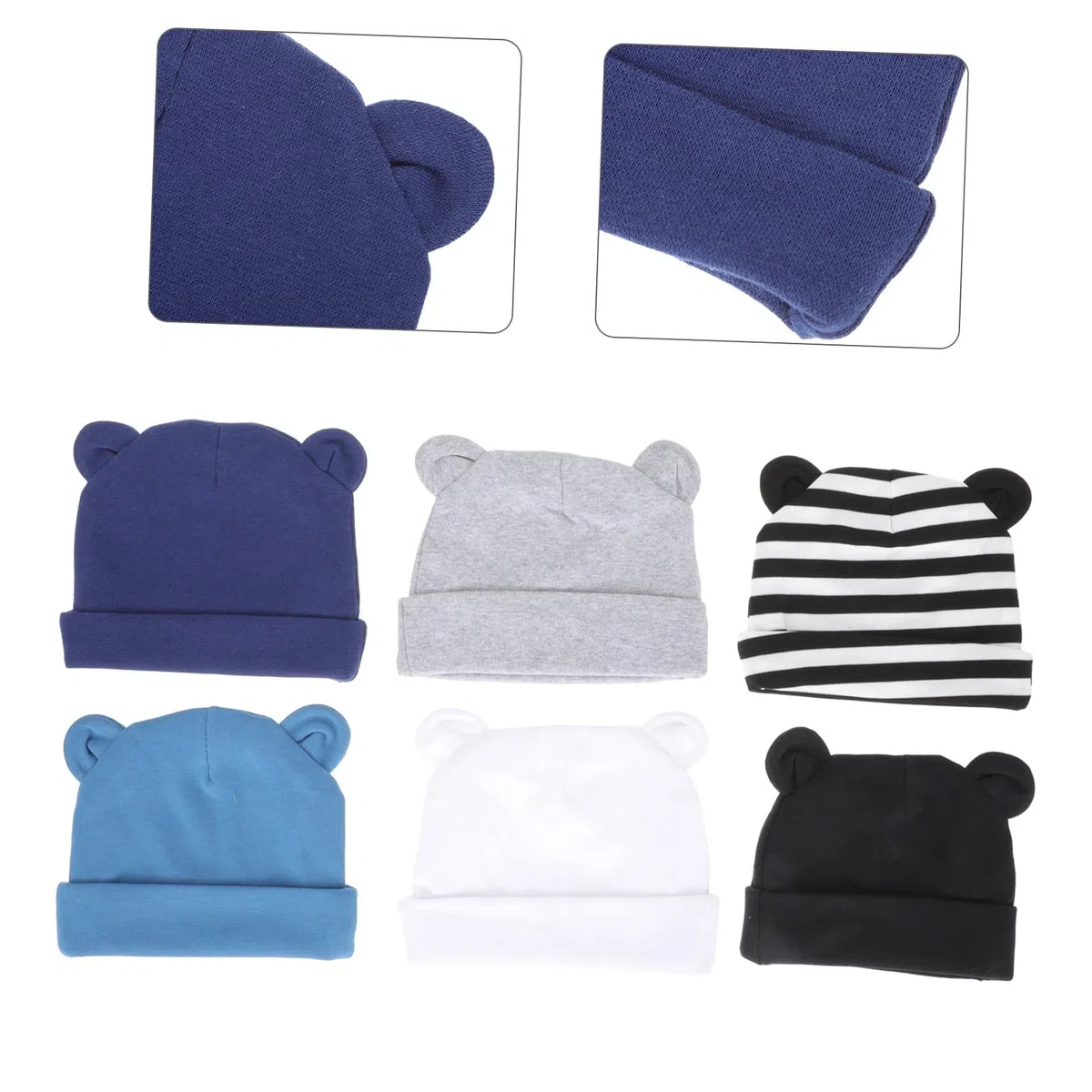 Bonnet Fœtal pour Enfants Chapeau Bébé Fille Chapeaux Bébé Garçon Nouveau-né Casquette Chaude Chapeau Hiver Chapeaux De Coton Nouveau-né en Coton
