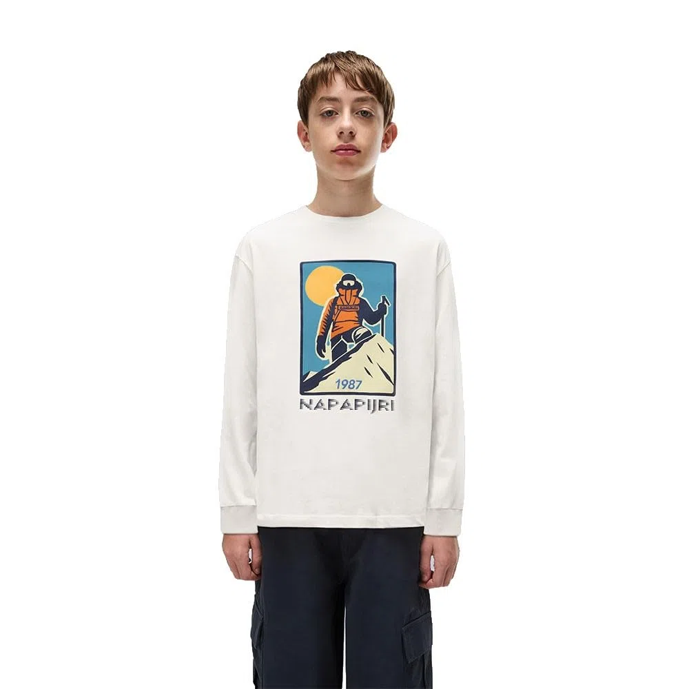 Napapijri T-Shirt à Manches Longues Ellis 10 Years