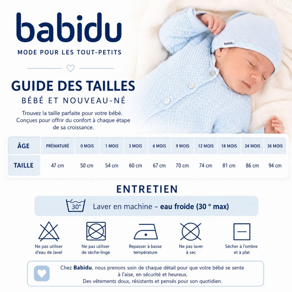 BABIDU | Lot de 4 Bodies Croisés Bébé Manches Courtes – 100% Coton, Doux et Respirant – Trousseau de Naissance Mixte Garçon et Fille, Fabriqué en Europe
