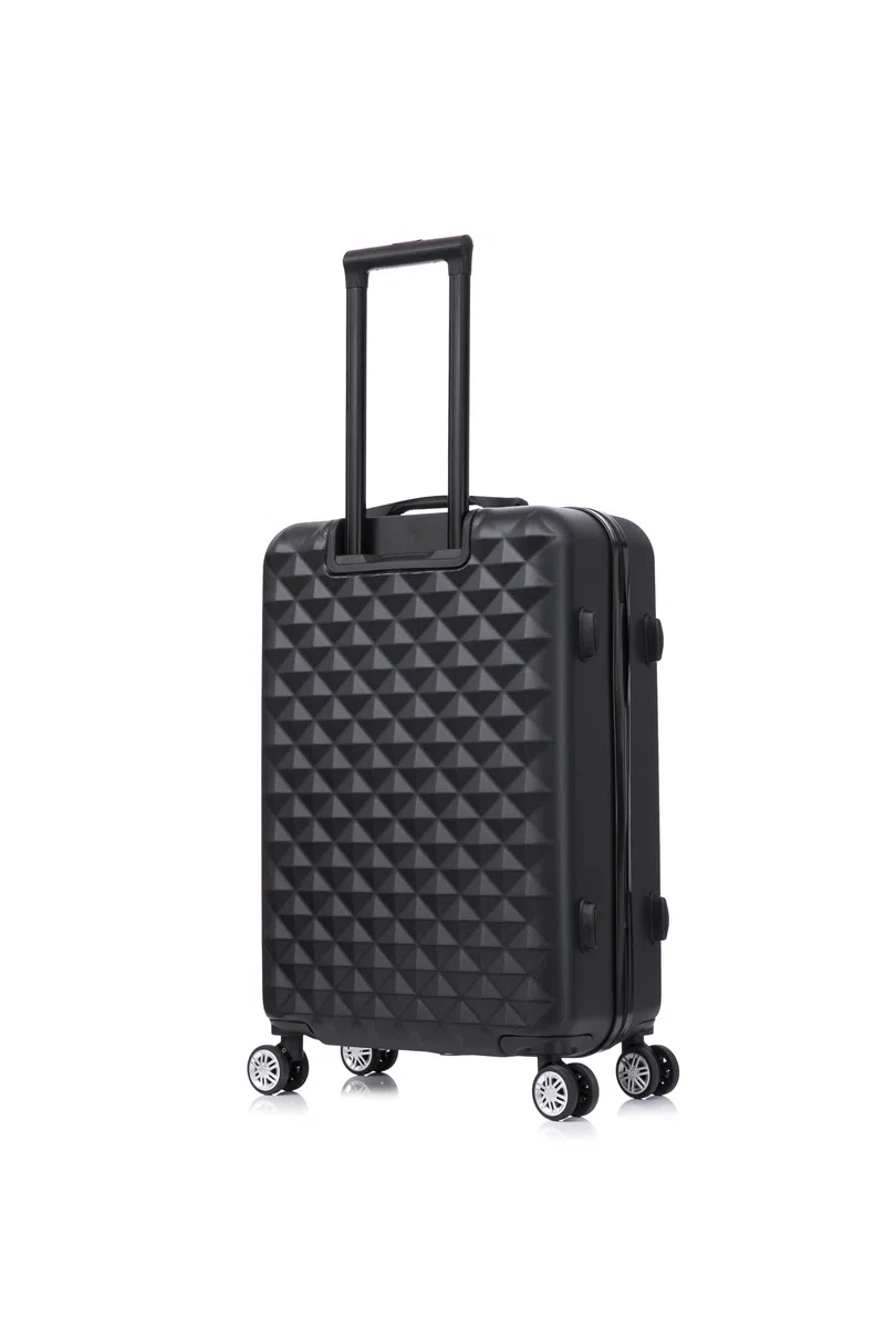 CELIMS - Bagage à Main 45x36x20 Easyjet | Valise Cabine 45x36x20cm Easyjet | Bagage Cabine | ABS | Roues Amovibles | Serrure Intégrée | Noir