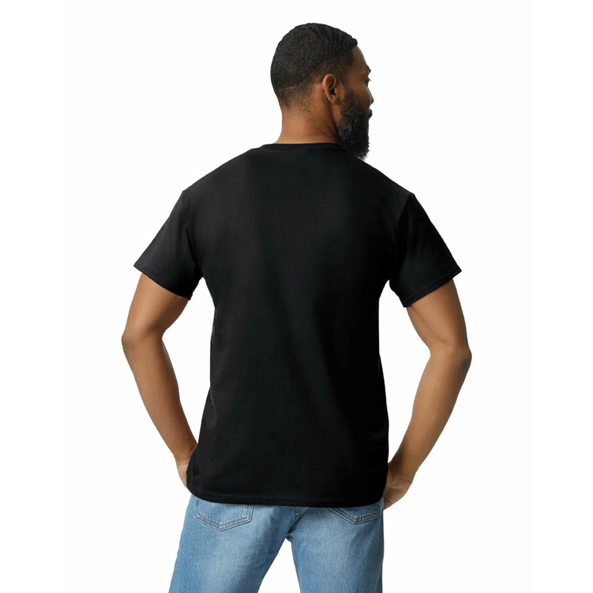 Gildan Lot de 2 T-Shirts en Coton Ultra avec Poche pour Adulte Chemise Homme (Lot de 2)
