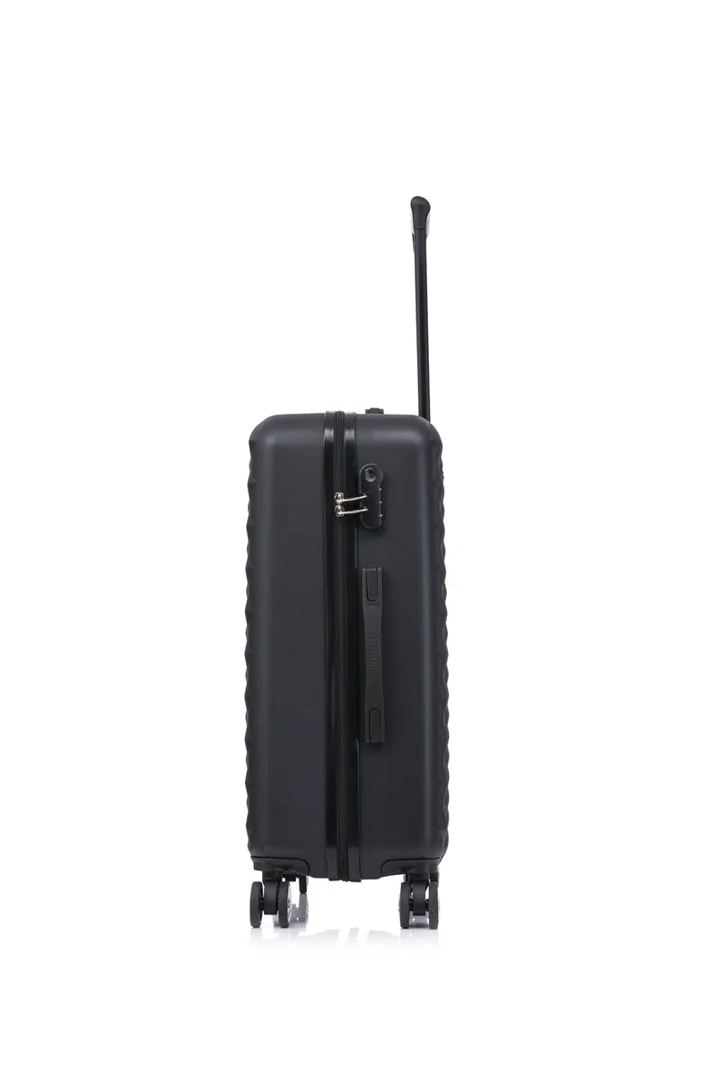 CELIMS - Bagage à Main 45x36x20 Easyjet | Valise Cabine 45x36x20cm Easyjet | Bagage Cabine | ABS | Roues Amovibles | Serrure Intégrée | Noir