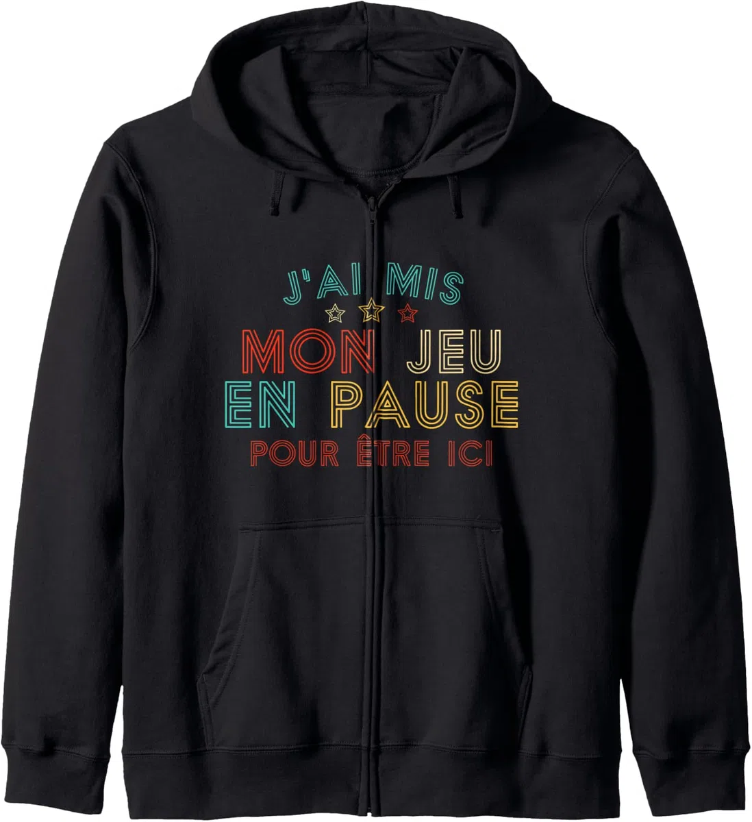 J'ai Mis Mon Jeu En Pause Cadeau Ado Geek Console Jeux Video Sweat à Capuche