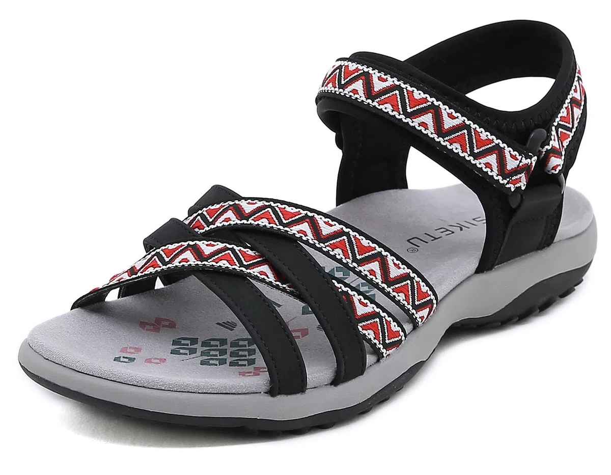 Meik Mangni Sandales Sport Femme Sandale de Randonnée d'été Sandales de Marche
